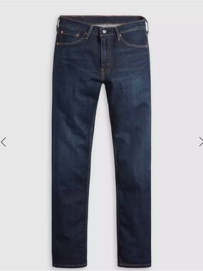Levi’s Men’s 505 Regular Fit Straight Leg Stretch Jeans 34x32 Dark Wash NWT